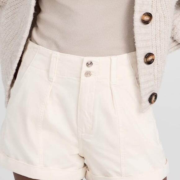 Paige Brooklyn Shorts with Cuffs in Quartz Sand Sz.32 NWT - Picture 4 of 9